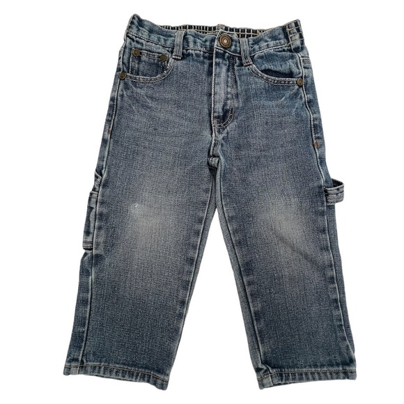 Joseph Abboud Distressed Carpenter Jeans Size 2T Kid’s - Picture 1 of 5